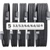 imageLISEN USB C Cable 5Pack 3333666610FT USBC to USBC Cable for iPhone 16e 15 Pro Max Charger Cord 60W 31A C to C Cable Fast Charging for Samsung S25S2423 Switch 2 iPad MacBookBlack