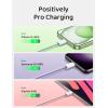 imageLISEN USB C Cable 5Pack 3333666610FT USBC to USBC Cable for iPhone 16e 15 Pro Max Charger Cord 60W 31A C to C Cable Fast Charging for Samsung S25S2423 Switch 2 iPad MacBookMulticolored