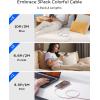 imageLISEN USB C Cable 5Pack 3333666610FT USBC to USBC Cable for iPhone 16e 15 Pro Max Charger Cord 60W 31A C to C Cable Fast Charging for Samsung S25S2423 Switch 2 iPad MacBookMulticolored