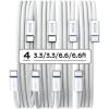 imageLISEN USB C Cable 5Pack 3333666610FT USBC to USBC Cable for iPhone 16e 15 Pro Max Charger Cord 60W 31A C to C Cable Fast Charging for Samsung S25S2423 Switch 2 iPad MacBookWhite