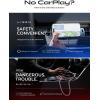 imageLISEN Upgrade for iPhone 15W Magsafe Car Mount Charger 100 Ultra Stable Fast Magnetic Car Phone Charger Vent Phone Mount for Car Wireless Charger Fits iPhone 16e 16 Pro Max 15 14 13 12SamsungBlack