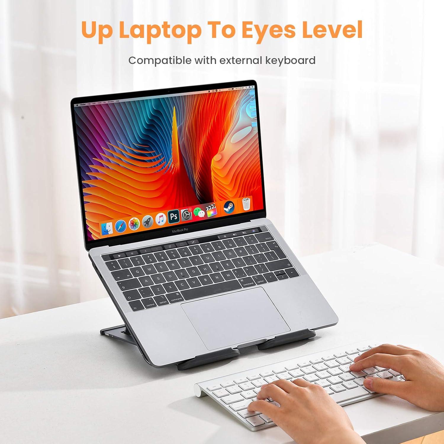 imageLISEN Adjustable Laptop Stand for Desk Laptop Stand Riser