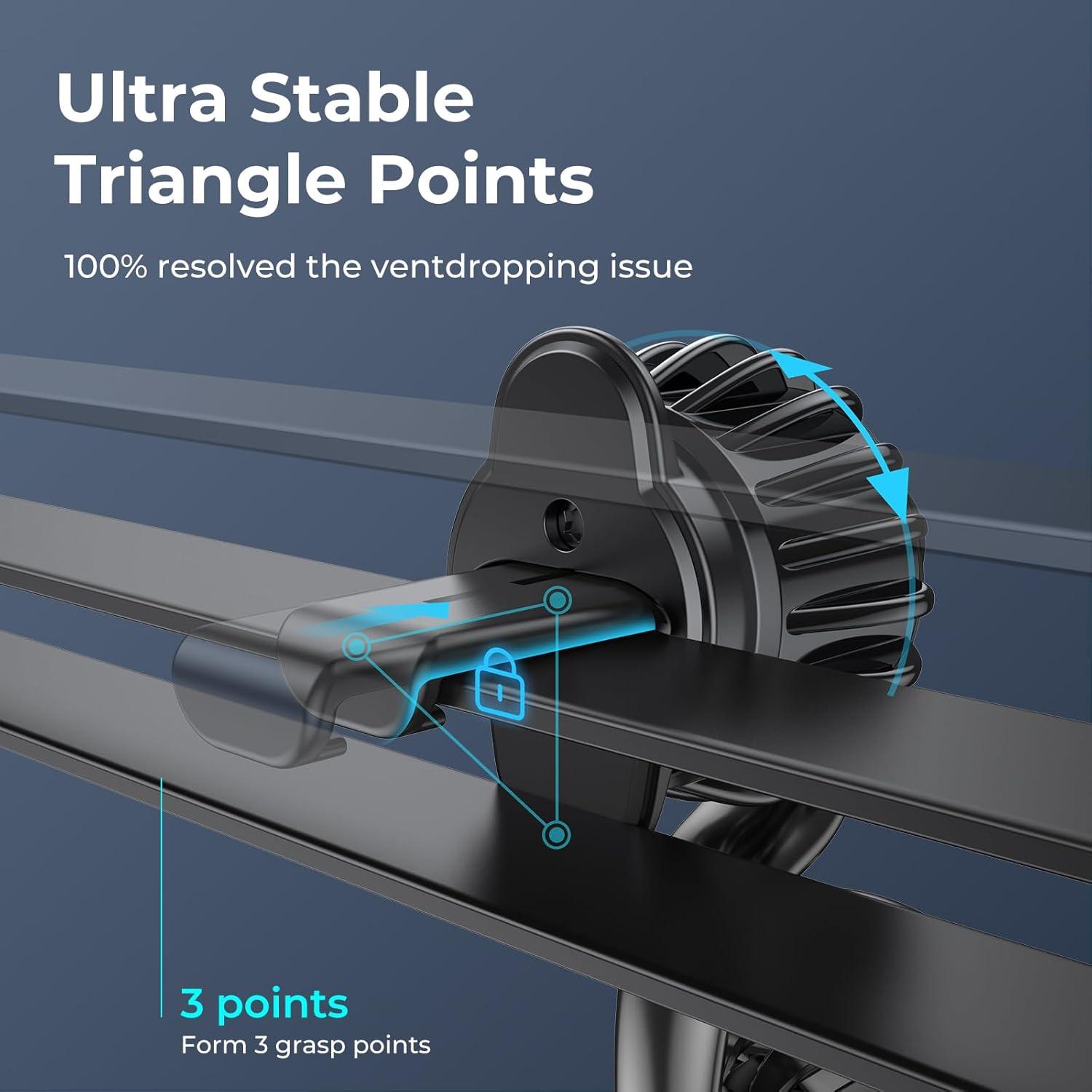 imageLISEN Magnetic Phone Holder for Car Mount Adjustable Phone Magnet for Car Enjoy Never Blocking Universal Air Vent Magnetic Car Cell Phone Holder Mount Fit for All 413 Tablets ampamp Smartphones
