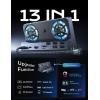 imageLISEN 10IN1 Docking Station for Steam Deck OLEDampampROG Ally XampampLegion Go Dual Cooling Fan 5 USB Ports and 4K60Hz 100W Charging Port Support ROG Ally 30W Mode Gigabit Ethernet Fit for Steam Deck OLED