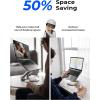 imageLISEN Adjustable Laptop Stand 360 Rotating Ergonomic Foldable ampamp Portable Computer Stand for Collaborative Work  Fits MacBookAll Laptops up to 16 inches