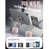 imageLISEN Airplane Travel Essentials for Women Phone Holder Baby Long Flight Essentials Must Haves Handsfree for MagSafe Mini Luggage Travel Accessories Beach Vacation Cruise Essentials 2025 Desk Mount30 Magnetspink