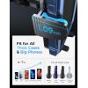 imageLISEN Car Phone Holder Mount 2024 Upgraded Car Vent Phone Mount with Metal Air Vent Clip Never Rupture Hands Free Cell Phone Holder Mount for Car Compatible for iPhone 16 Pro Max 15 14 Samsung