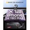 imageLISEN Gold Magnetic Phone Car Mount 20 Strong Magnets Fits iPhone 14 Zinc Alloy Body Nano 3M Adhesive Upgrade MultiAdjustment 1 Year Warranty