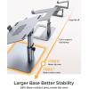 imageLISEN Laptop Stand Ergonomic Adjustable Aluminum Laptop Riser Computer Stand for Desk Ergonomic Height Angle Notebook Stand Mount Compatible with MacBook Air Pro Dell XPS iPad Pro 1017 Laptops
