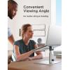 imageLISEN Laptop Stand Ergonomic Adjustable Aluminum Laptop Riser Computer Stand for Desk Ergonomic Height Angle Notebook Stand Mount Compatible with MacBook Air Pro Dell XPS iPad Pro 1017 Laptops