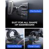 imageLISEN Magnetic Phone Holder Car Enjoy Never Fall Fit Magnetic Car Phone Mount Dashboard Curved Surfaces Easily Install 6X Super Adhesive Magnets Fit for All Phone with 3 Metal Plates