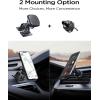 imageLISEN Magnetic Phone Mount 6 Strong Magnets Replaceable Base Car Vent Mount iPhone Holder Gift for Men ampamp Women