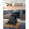imageLISEN Magnetic Phone Mount for Car ampamp Tablets 6 Strong Magnets Replaceable Base  Compatible with All Smartphones  BlackBlack