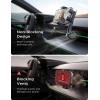 imageLISEN Vent Phone Mount for Car Smooth Silicone Protection Universal Car Vent Phone Holder Mount for Car with Extension Clip for iPhone 16 15 14 13 12 11 X XR XS Pro Max Mini 8 7 6 Plus