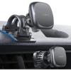 imageLISEN Magnetic Phone Mount for Car ampamp Tablets 6 Strong Magnets Replaceable Base  Compatible with All Smartphones  BlackBlack