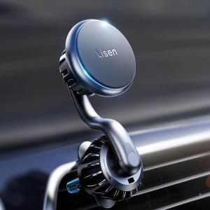 imageLISEN Magnetic Phone Holder for Car Mount Adjustable Phone Magnet for Car Enjoy Never Blocking Universal Air Vent Magnetic Car Cell Phone Holder Mount Fit for All 413 Tablets ampamp Smartphones