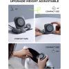 imageLISEN 3 in 1 Charging Station for Apple Magsafe Charger Travel Accessories Wireless Charger 3 in 1 for iPhone 16 15 Pro Max Magsafe Accessories Charger for Airpods iWatch iPhone 1216 BlackBlack