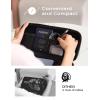 imageLISEN 5in1 Fast Charging Retractable Cable for iPhone iPad Samsung  60W Charger with USBCA Ports for Phones Tablets WhiteBlack