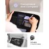 imageLISEN 5in1 Fast Charging Retractable Cable for iPhone iPad Samsung  60W Charger with USBCA Ports for Phones Tablets WhitePurple