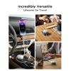 imageLISEN 5in1 Fast Charging Retractable Cable for iPhone iPad Samsung  60W Charger with USBCA Ports for Phones Tablets WhiteWhite