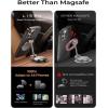 imageLISEN Folding Magnetic Phone Mount  360 Rotatable HandsFree Car Phone Holder for All Smartphones ampamp Tablets