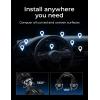 imageLISEN Magnetic Car Phone Mount for iPhone and Android with 6 Magnets and Adjustable Arch Design BlackBlack