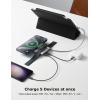 imageLISEN Magsafe Wireless Power Bank for iPhone 16 Icemag Power Bank 10000mah Builtin Cable Pack Power Bank Fast Charging 225W Portable Charger with Apple Watch Charger Fits iPhone 16 15 14 Pro Plus
