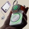 imageLISEN Magsafe Wireless Power Bank for iPhone 16 Icemag Power Bank 10000mah Builtin Cable Pack Power Bank Fast Charging 225W Portable Charger with Apple Watch Charger Fits iPhone 16 15 14 Pro Plus