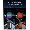 imageLISEN Retractable Car Charger 69W USB C Car Adapter for iPhone 16 Car Charger Fast Charging Gifts for Women Men Car Organization for iPhone 16 15 14 13 12 Pro Max Plus iPad Samsung S25 24 Gray