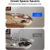 imageLISEN Retractable Car Charger for Multiple Travel Devices 3 in 1 Retractable USB C Cable Multi Fast Retractable Charging Cable Fit for Apple Watch 1098Ultra 2 iPhone 161514 Galaxy S24 36FTWhite
