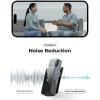 imageLISEN Wireless Lavalier Microphone for iPhone with Noise Cancellation 2 Pack PlugPlay Mini Microphone Wireles 100ft Clip On Microphone for iPhoneYoutubersVedio RecordLive Streaming