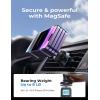 imageLISEN for MagSafe Car MountPhone Holders for Your Car Accessories Dashboard Vent iPhone Car Mount Magnetic Phone Holder Mount for TruckGPS M Ount for Garmin fit iPhone 16 Pro Max 15 14 13 12Sliver