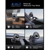 imageLISEN for MagSafe Car MountPhone Holders for Your Car Accessories Dashboard Vent iPhone Car Mount Magnetic Phone Holder Mount for TruckGPS M Ount for Garmin fit iPhone 16 Pro Max 15 14 13 12Black