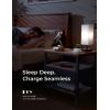 imageLisen 3 in 1 Nightstand with Charging Station for Multiple Devices Apple Magsafe Charger15W Travel Charger for iPhone and Apple WatchMagnetic Wireless Charger for iphone 16 15 Pro Max iWacth AirPods