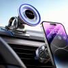 imageLISEN for MagSafe Car MountPhone Holders for Your Car Accessories Dashboard Vent iPhone Car Mount Magnetic Phone Holder Mount for TruckGPS M Ount for Garmin fit iPhone 16 Pro Max 15 14 13 12Black