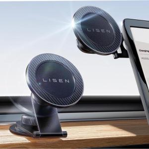 imageLISEN Tesla Phone Mount Holder 20 Strongest Magnets Magsafe Car Mount for Tesla Model 3 Model Y 2023 Tesla Phone Holder Fit for All Phones Tesla Model 3 Accessories Tesla Model Y Accessories