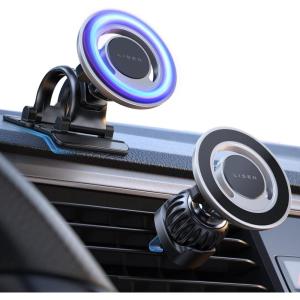 imageLISEN for MagSafe Car MountPhone Holders for Your Car Accessories Dashboard Vent iPhone Car Mount Magnetic Phone Holder Mount for TruckGPS M Ount for Garmin fit iPhone 16 Pro Max 15 14 13 12Sliver