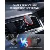 imageLISEN 2 Pack Magnet for Phone Car Mount Magnetic Phone Holder for Your Car Vent 6 Military Magnets Vent Cell Phone Holder Mount for Car Plate Fit All iPhone 16151413 Pro Max Plus Samsung S25Red