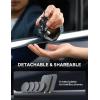 imageLISEN 2 Pack Magnet for Phone Car Mount Magnetic Phone Holder for Your Car Vent 6 Military Magnets Vent Cell Phone Holder Mount for Car Plate Fit All iPhone 16151413 Pro Max Plus Samsung S25Sliver