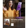 imageLISEN Cell Phone Stand Adjustable for iPhone Phone Holder for Desk Office Desk Accessories Computer PC for iPhone Stand Gaming Essentials Fit Otterbox Case Phones Switch Kindle iPad Air Tablet 410inDark Purple