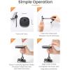 imageLISEN Cell Phone Stand Adjustable for iPhone Phone Holder for Desk Office Desk Accessories Computer PC for iPhone Stand Gaming Essentials Fit Otterbox Case Phones Switch Kindle iPad Air Tablet 410inWhite