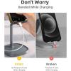 imageLISEN Cell Phone Stand Adjustable for iPhone Phone Holder for Desk Office Desk Accessories Computer PC for iPhone Stand Gaming Essentials Fit Otterbox Case Phones Switch Kindle iPad Air Tablet 410in3X STABLE WEIGHTED BASE Gray