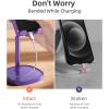 imageLISEN Cell Phone Stand Adjustable for iPhone Phone Holder for Desk Office Desk Accessories Computer PC for iPhone Stand Gaming Essentials Fit Otterbox Case Phones Switch Kindle iPad Air Tablet 410inDark Purple