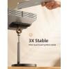 imageLISEN Cell Phone Stand Adjustable for iPhone Phone Holder for Desk Office Desk Accessories Computer PC for iPhone Stand Gaming Essentials Fit Otterbox Case Phones Switch Kindle iPad Air Tablet 410inBLACK
