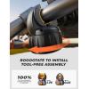 imageLISEN Motorcycle Phone Mount 1s Quick Lock 100mph Military Anti Shake Dirt Bike Phone Holder Electric Motorcycle Phone Holder Clamp for iPhone 16 15 Samsung Galaxy All 467quot Cell Phones
