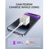 imageUSB C Charger Block 30W GaN PD Fast Charger Cooling Design USBC Wall Charger Adapter Mini Size Type C Charger Fast Charging for iPhone 141312 Pro Max iPad ProAir iWatch Samsung PPS 25W