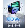 imageiPad Charger Fast Charging 2 Pack 20W PD iPad Charger for iPad Pro 12911 inch iPad Air 5th4th iPad Mini 6iPad 10th iPhone 1515 PlusPro Max Fast Charger Block with Lighting and USB C Cable