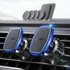 imageLISEN 2 Pack Magnet for Phone Car Mount Magnetic Phone Holder for Your Car Vent 6 Military Magnets Vent Cell Phone Holder Mount for Car Plate Fit All iPhone 16151413 Pro Max Plus Samsung S25Blue
