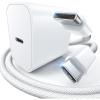 imageLISEN for iPad Charger Fast Charging 2 Pack 20W PD iPhone 15 Charger for iPad Pro 12911 inch iPad Air 5th4th iPad mini 6 iPad 10th iPhone 1515 PlusPro Max Fast Charger Block66FT