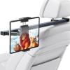 imageLISEN iPad Car Holder Back Seat iPad Holder for Car Tablet Mount Headrest Travel Accessories Road Trip Essentials for Kids Adults Fits All 47129quot Devices ampamp Headrest Rod Black